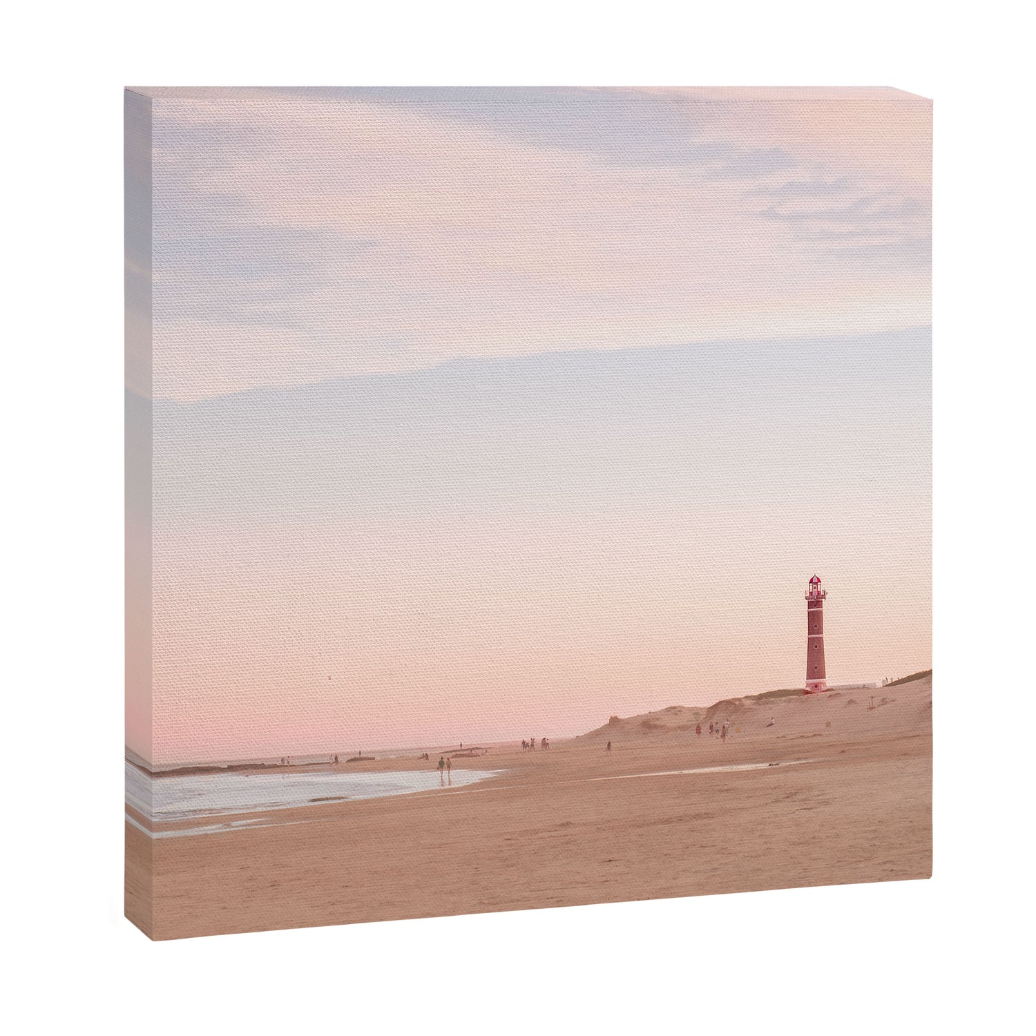 The beach and the lighthouse Canvas Print Gallery Image 3