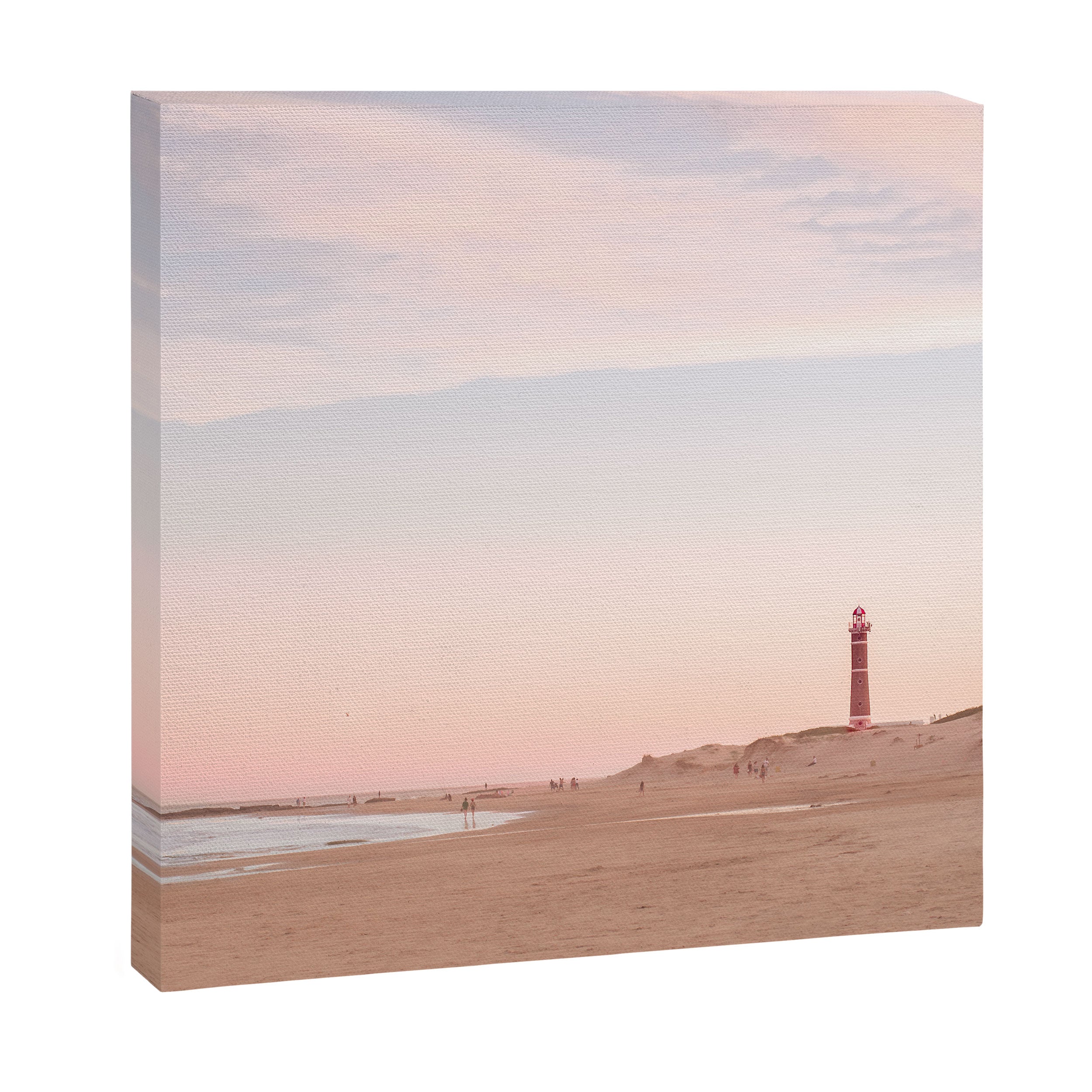 The beach and the lighthouse Canvas Print Gallery Image 3