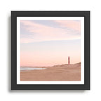 The beach and the lighthouse Framed Art Print Gallery Image 1