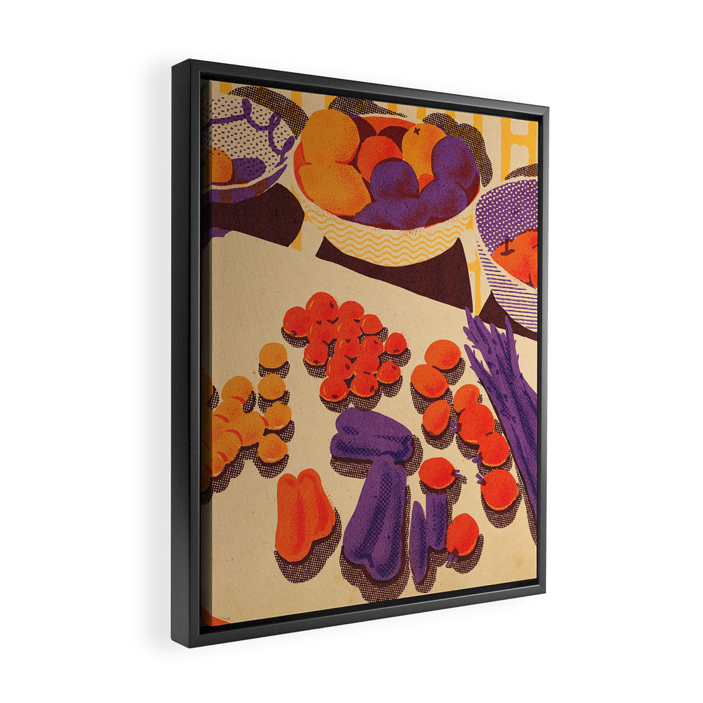 Asparagus  Framed Canvas Print Gallery Image 2