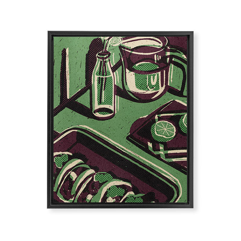 Bottle Framed Canvas Print Gallery Image 8