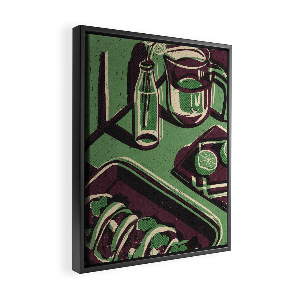 Bottle Framed Canvas Print Gallery Image 2