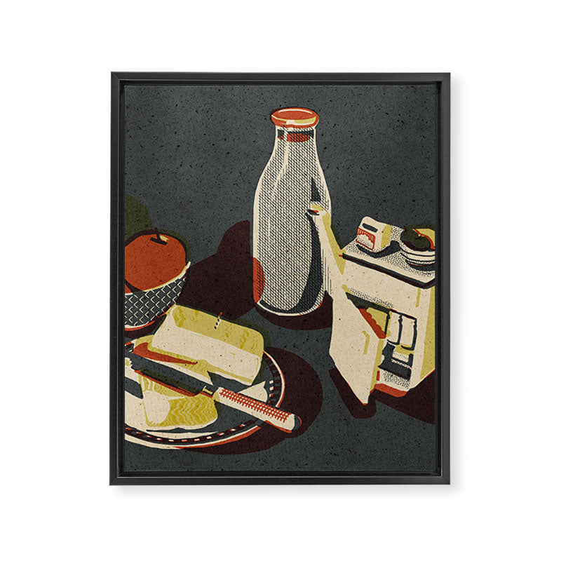 Butter Framed Canvas Print Gallery Image 8