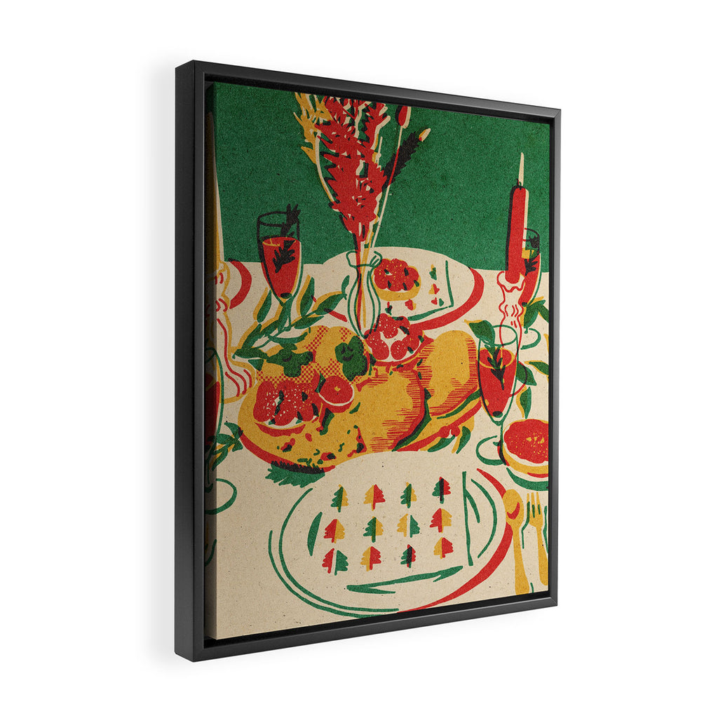Celebrate everyday Framed Canvas Print Gallery Image 2