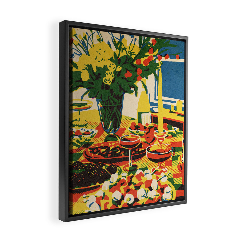 celebrate Framed Canvas Print Gallery Image 2