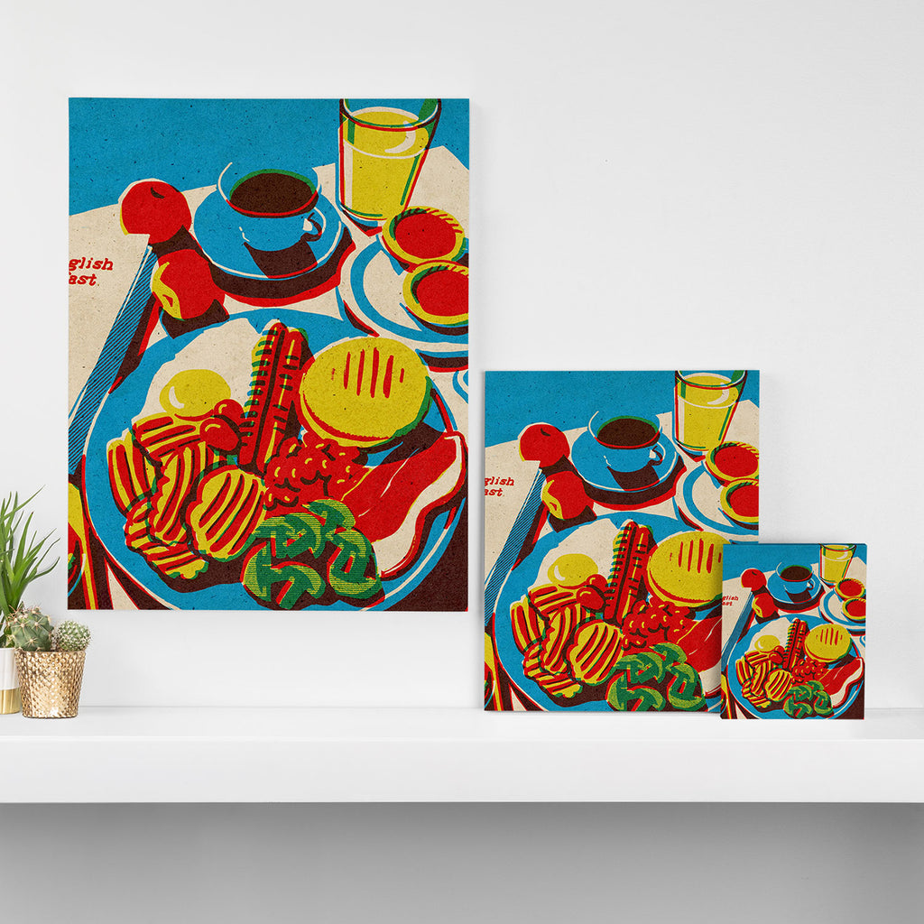 English Breakfast B Canvas Print Gallery Image 3
