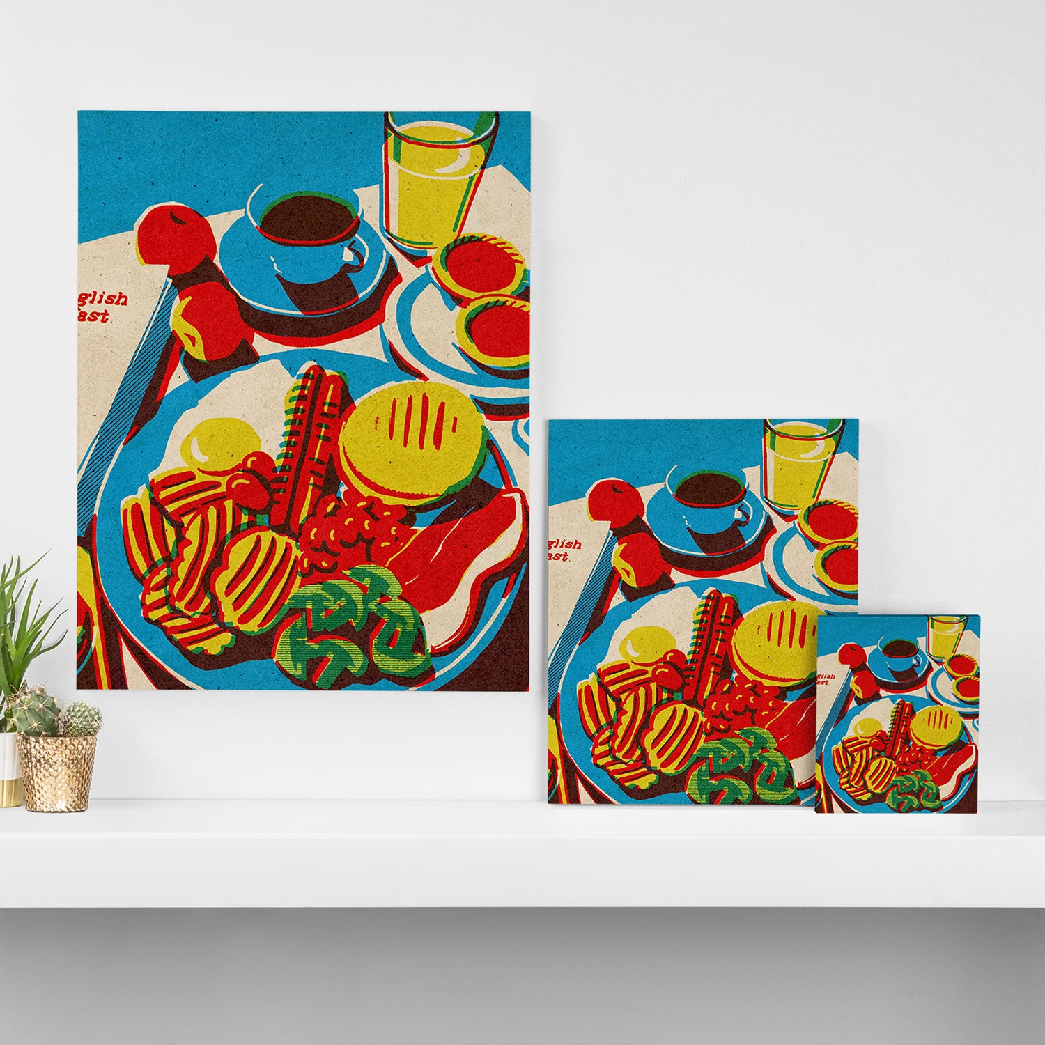 English Breakfast B Canvas Print Gallery Image 3