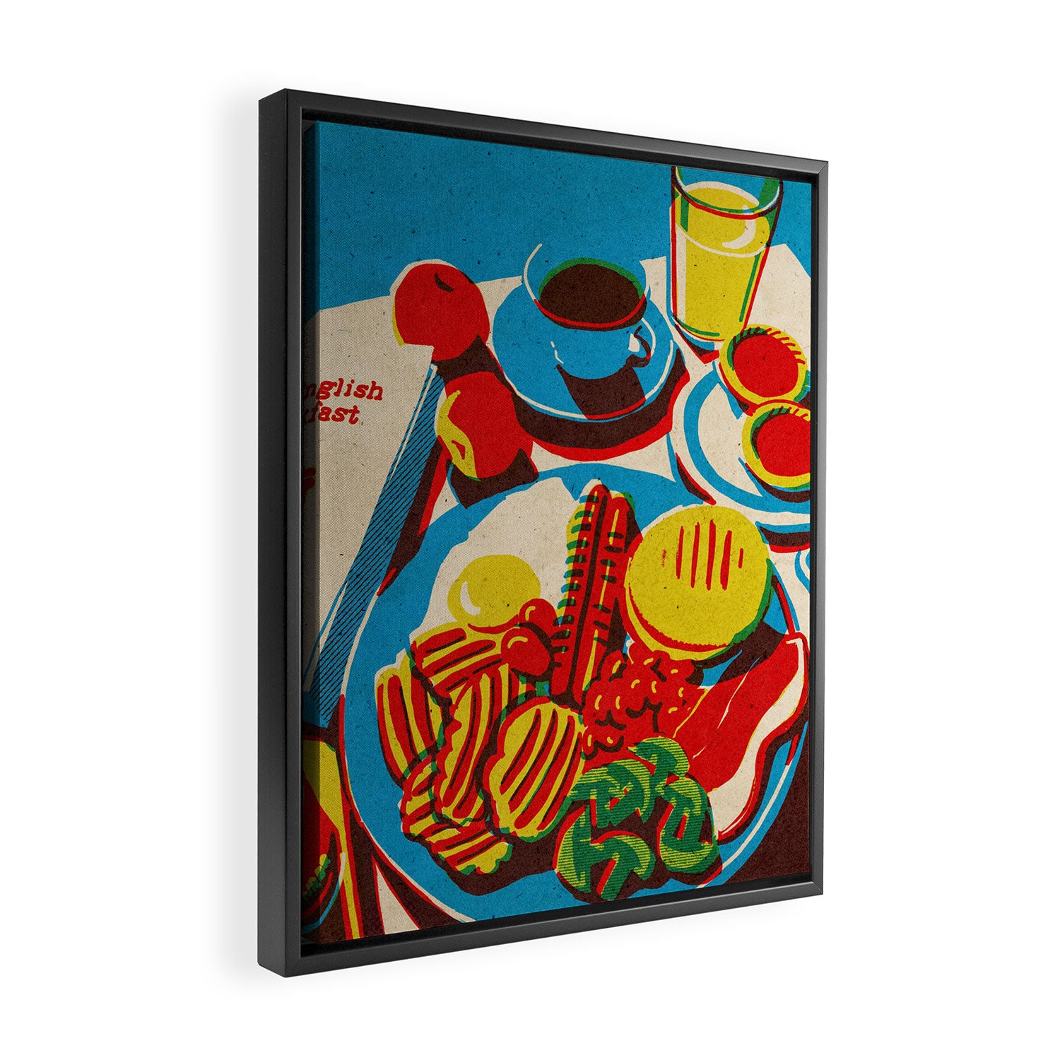 English Breakfast B Framed Canvas Print Gallery Image 2