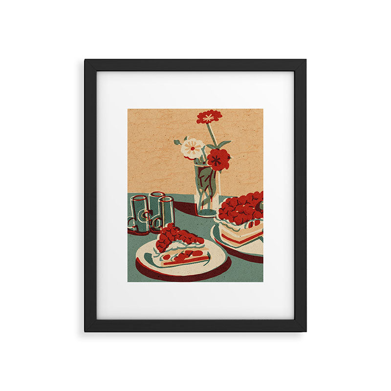 Flower and Cake Framed Art Print Gallery Image 6