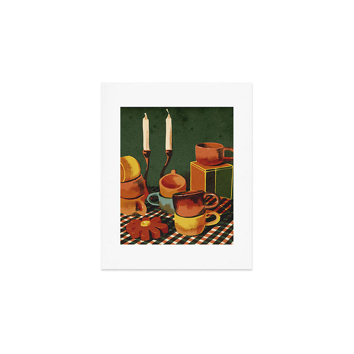 Flowercandle Art Print Gallery Image 1
