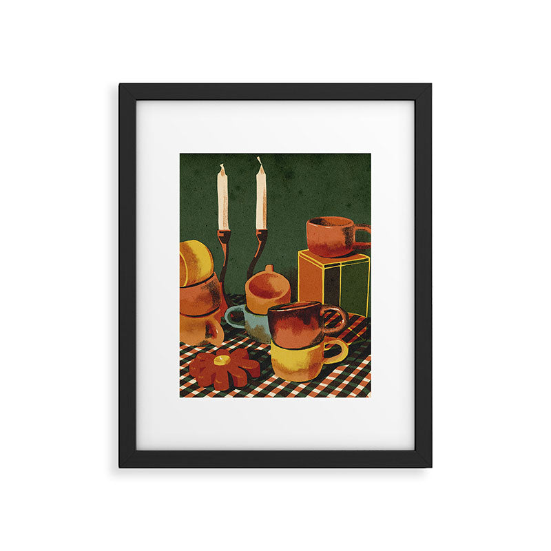 Flowercandle Framed Art Print Gallery Image 6