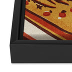 Focaccia  Framed Canvas Print Gallery Image 3