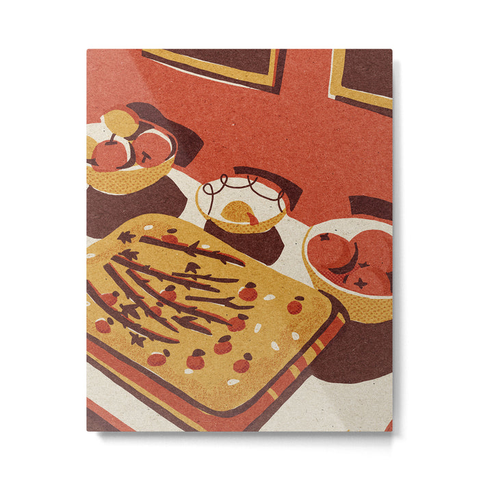 Focaccia  Metal Print Gallery Image 1