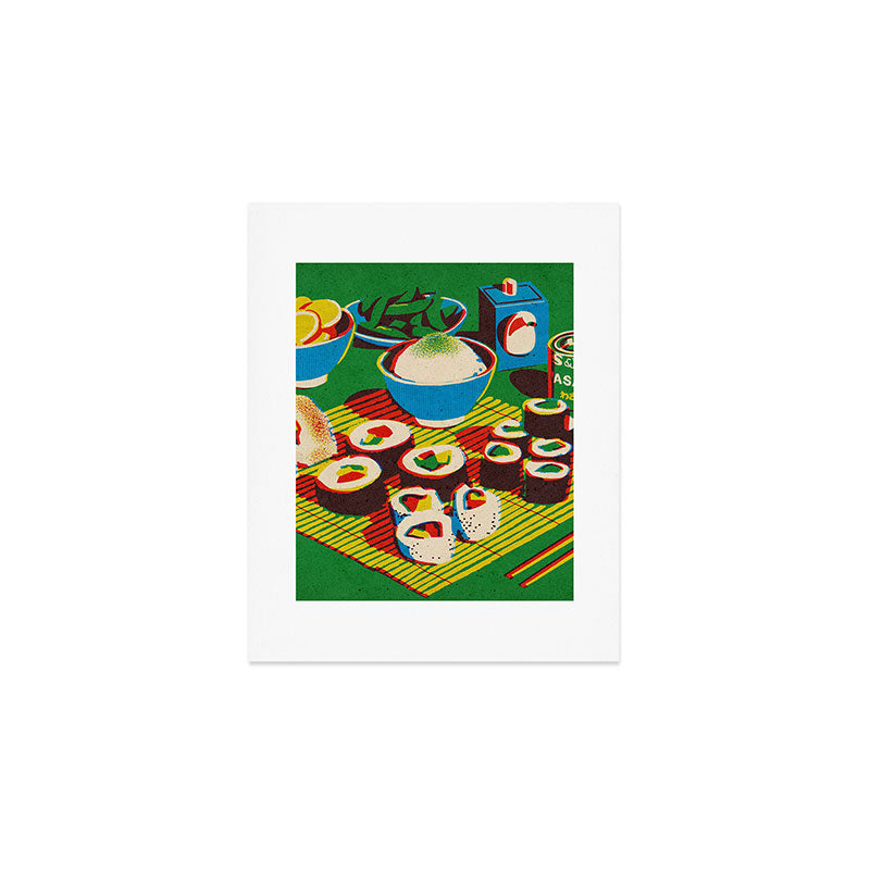 Japanese Sushi Art Print Gallery Image 1