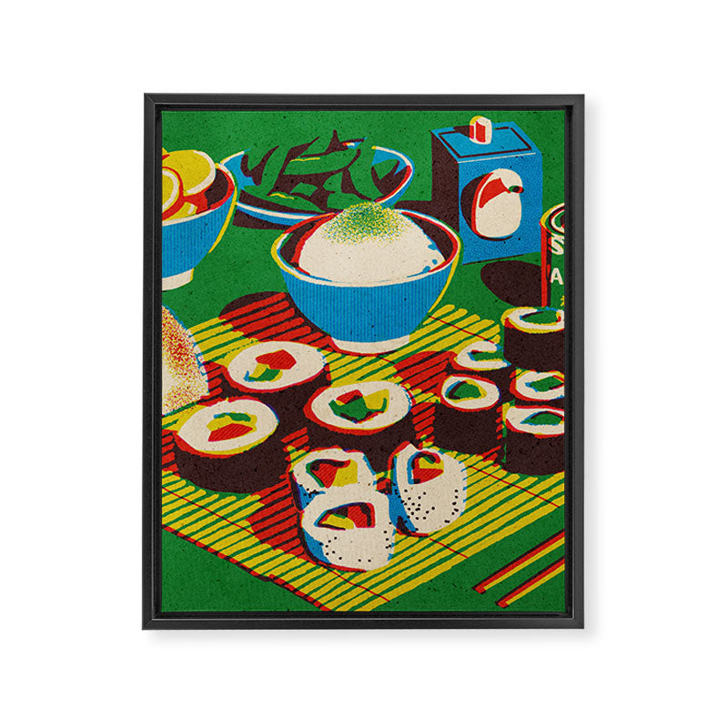 Japanese Sushi Framed Canvas Print Gallery Image 8