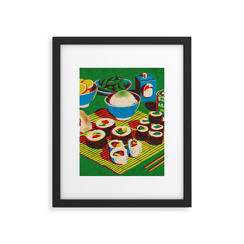 Japanese Sushi Framed Art Print Gallery Image 6