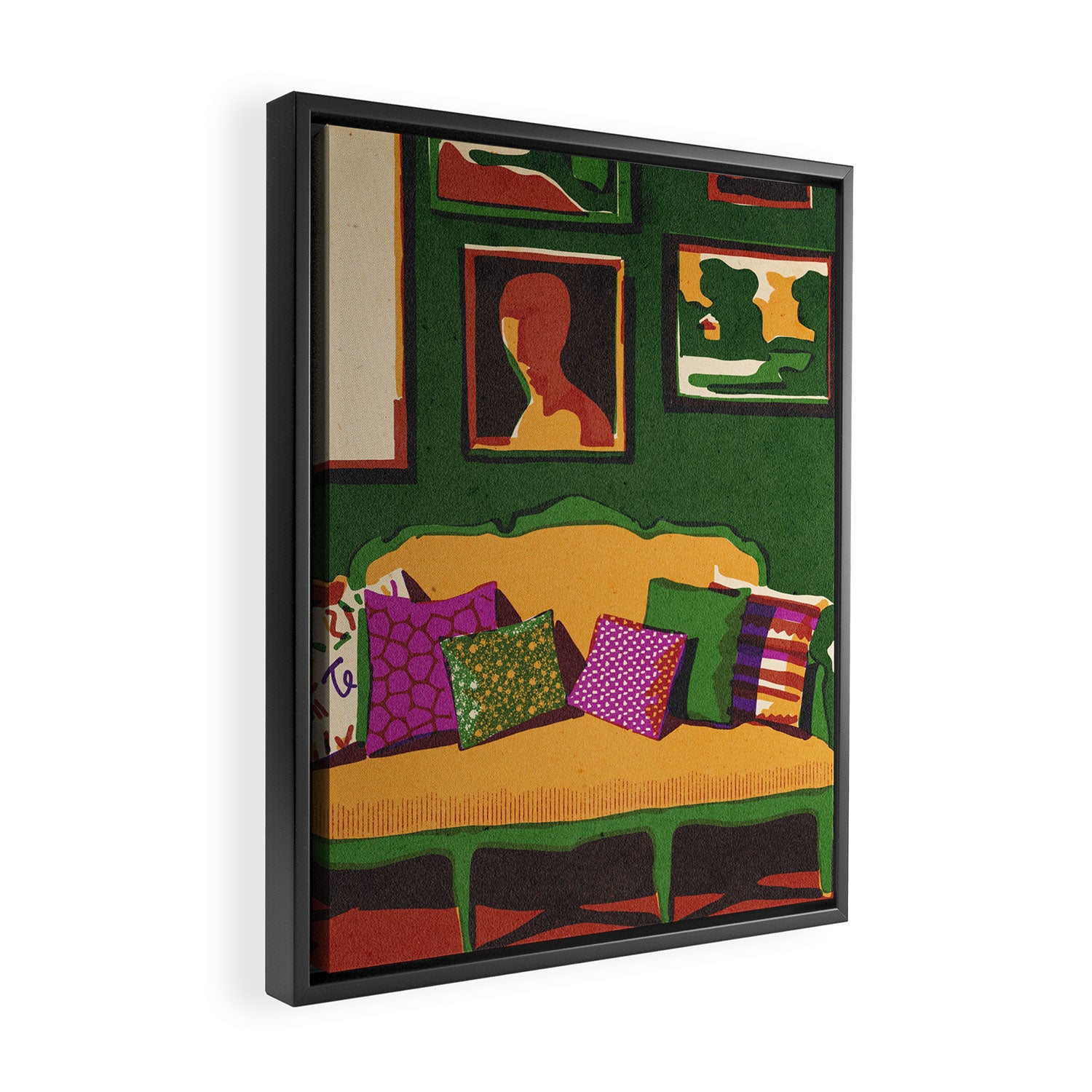 Leisure time Framed Canvas Print Gallery Image 2
