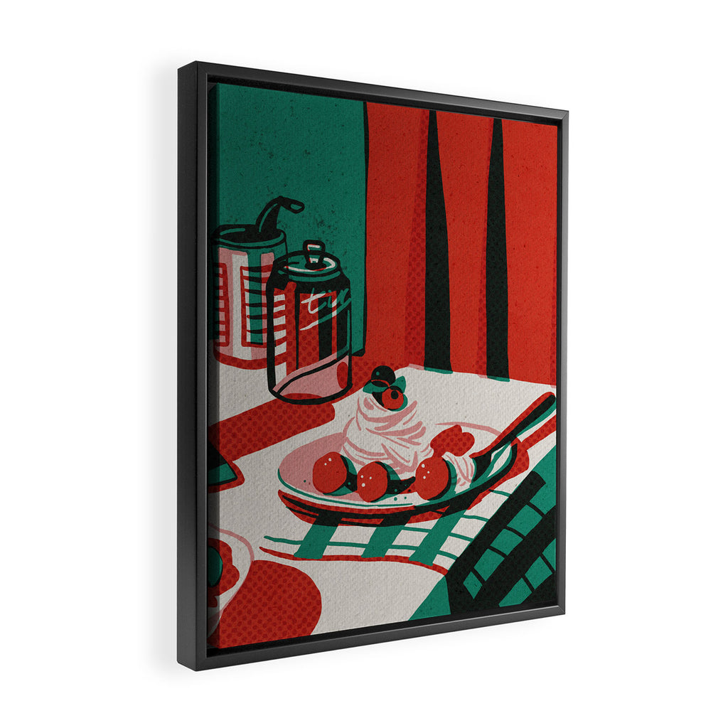 Mini Tomato Framed Canvas Print Gallery Image 2