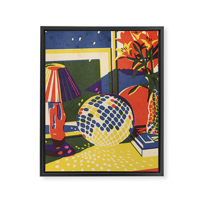 Mirrorball Framed Canvas Print Gallery Image 1