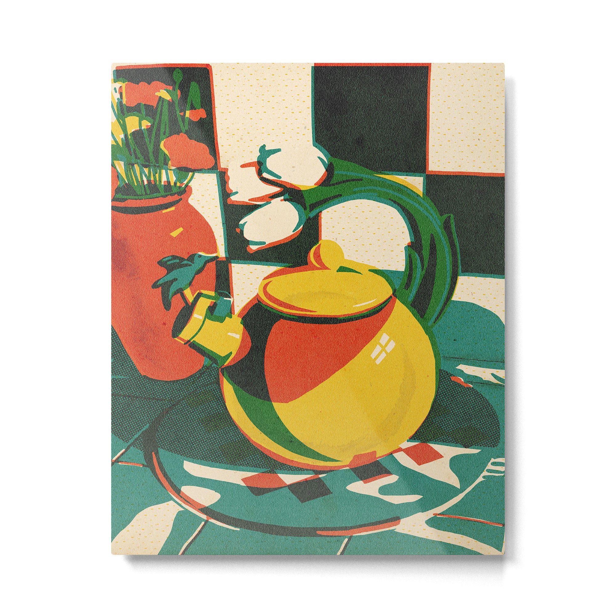 Teatime Metal Print Gallery Image 6
