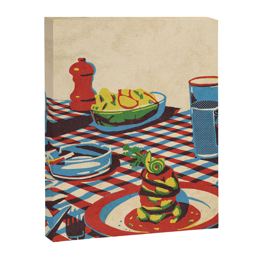 Wine and Pasta Canvas Print Gallery Image 8