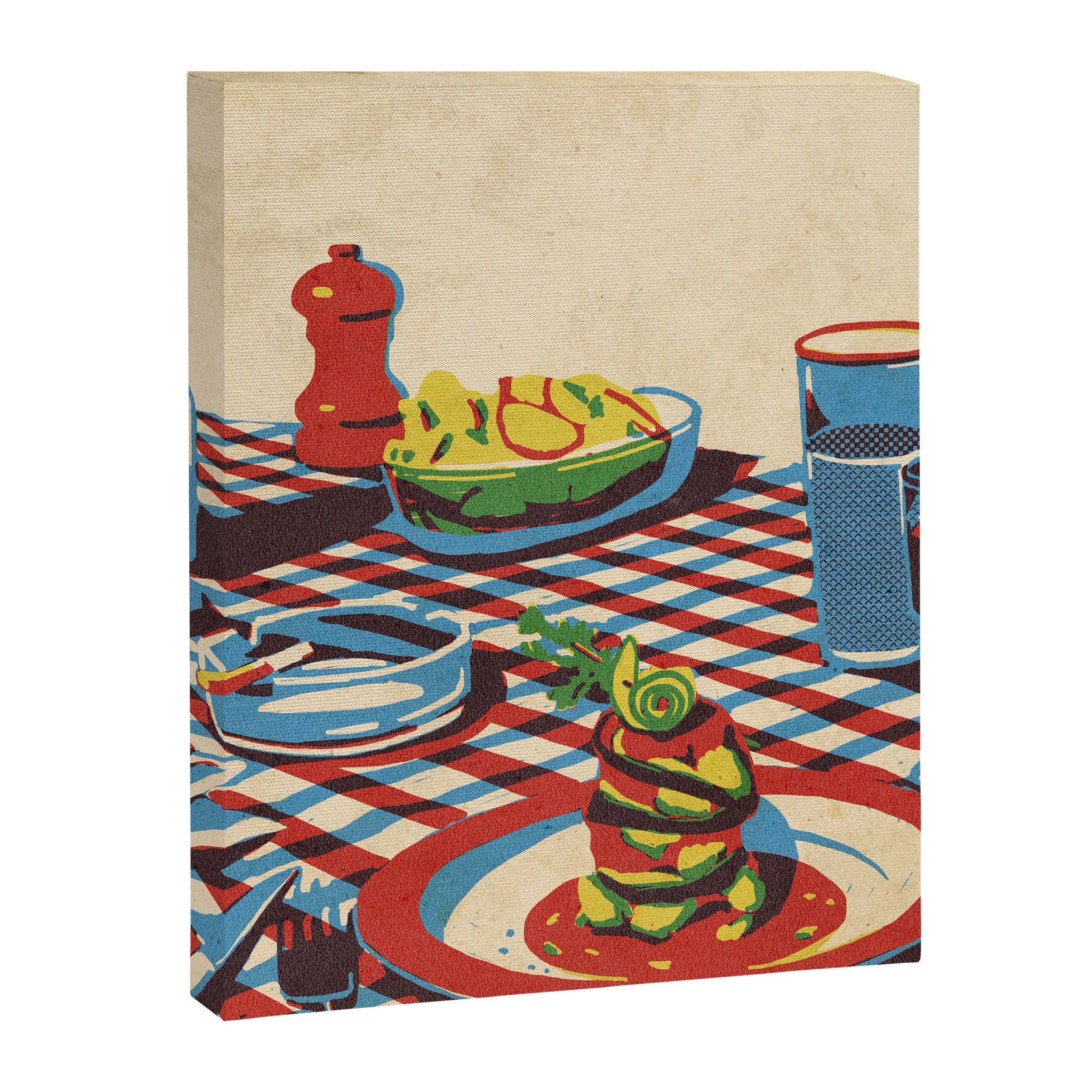 Wine and Pasta Canvas Print Gallery Image 8