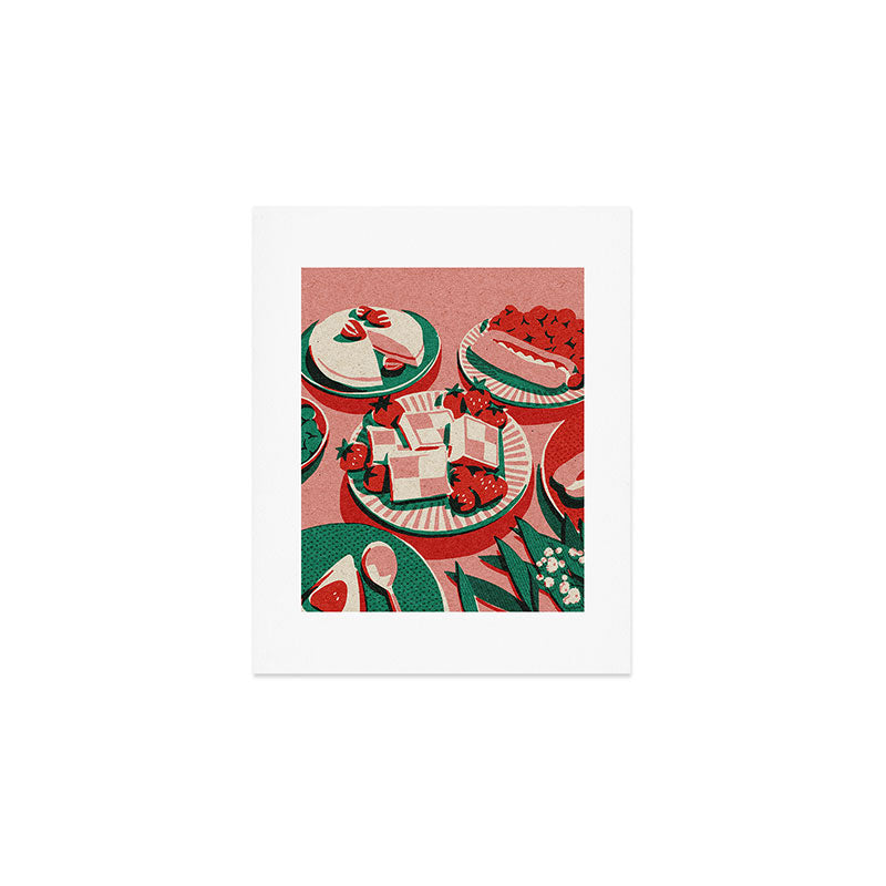 Yum Cakes Art Print Gallery Image 1