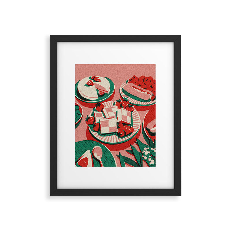 Yum Cakes Framed Art Print Gallery Image 6