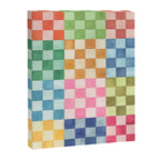 Eclectic  revival Handmade checker Multicolored Canvas Print Gallery Image 8