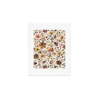 Harvest 2025 Artistic Autumn Floral Leaves Brown Art Print Gallery Image 1