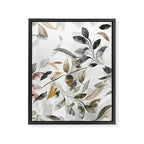 Harvest 2025 Mystic Watercolor Leaves Fall Framed Canvas Print Gallery Image 8