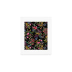 Holiday 2025 Festive Floral Foliage Colorful Dark Art Print Gallery Image 1