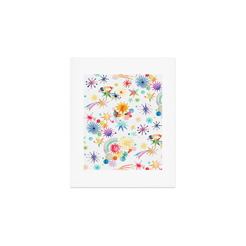 Holiday 2025 Shooting Stars Sky Art Print Gallery Image 1