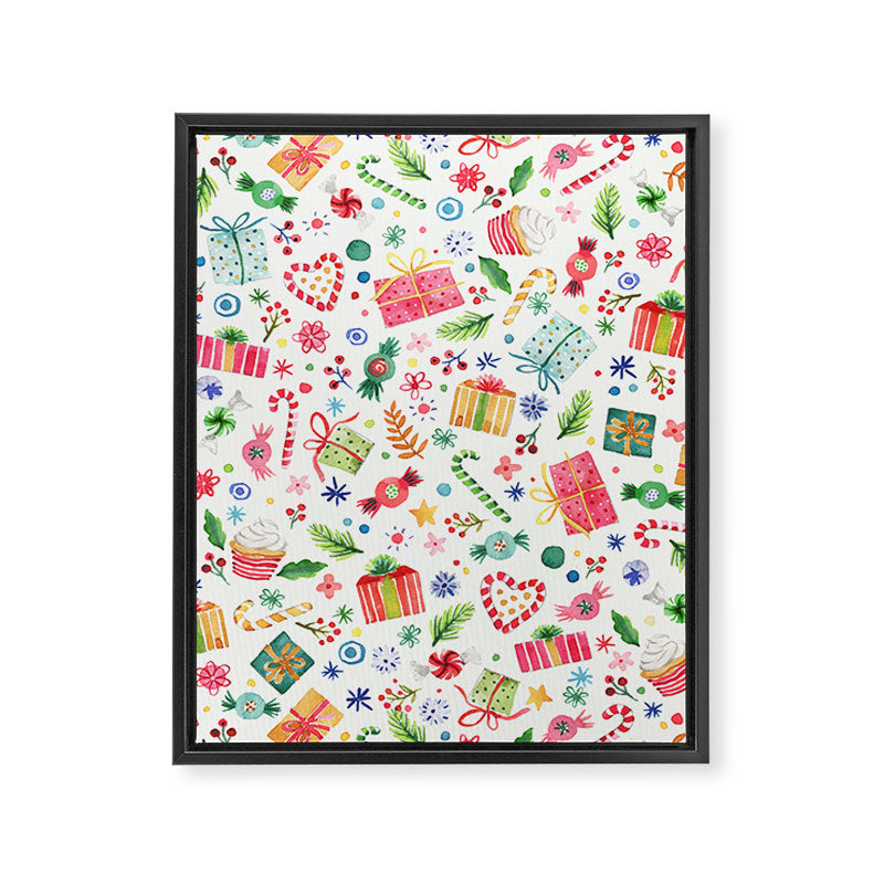 Holiday 2025 Sweets, Gifts and Candies Framed Canvas Print Gallery Image 8
