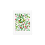 Holiday Christmas Winter Nature Botanical Leaves Green Art Print Gallery Image 1