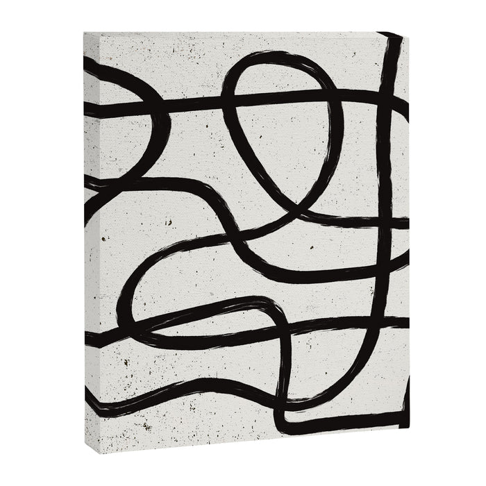 Japandi Minimal Marker Shapes Canvas Print Gallery Image 1