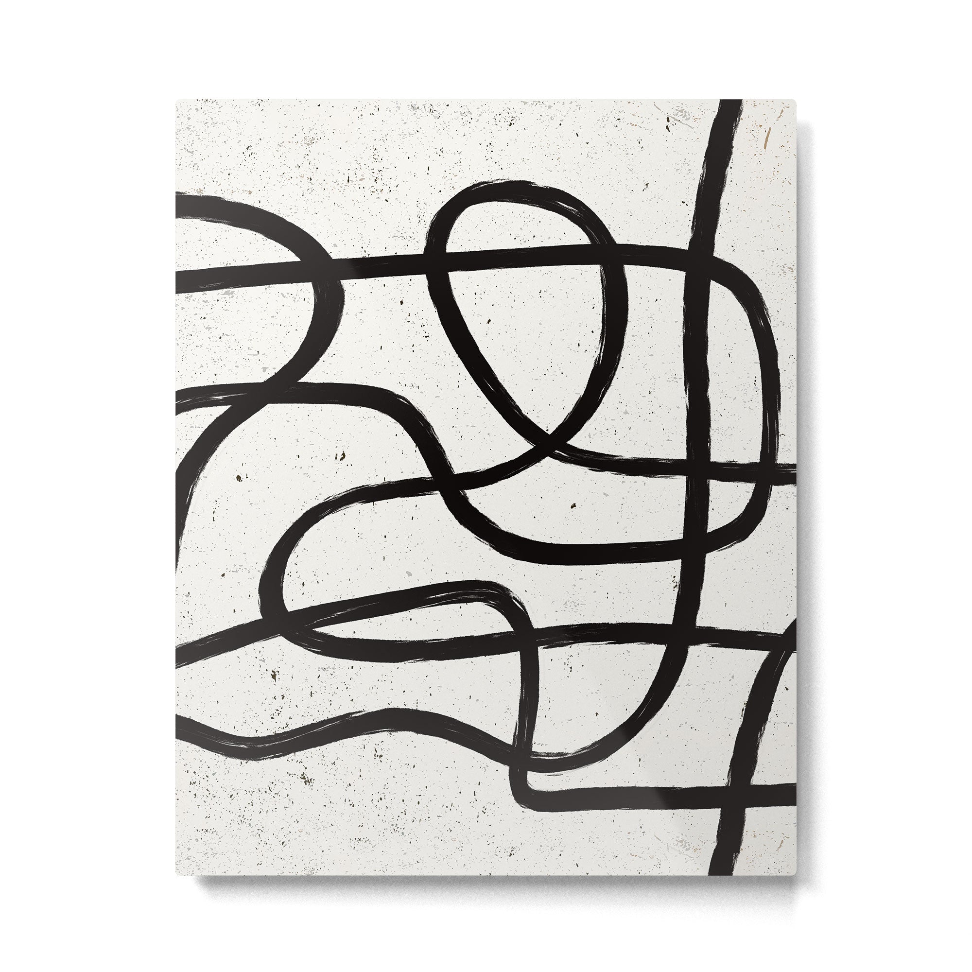 Japandi Minimal Marker Shapes Metal Print Gallery Image 4