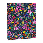 Millefleurs Spring Little Flowers Folky Navy Canvas Print Gallery Image 8
