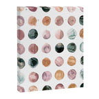 Watercolor Earth Tone Dots Minimal Boho Pattern Canvas Print Gallery Image 8