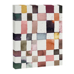 Watercolor Fall Checker Rustic Earthy Canvas Print Gallery Image 8