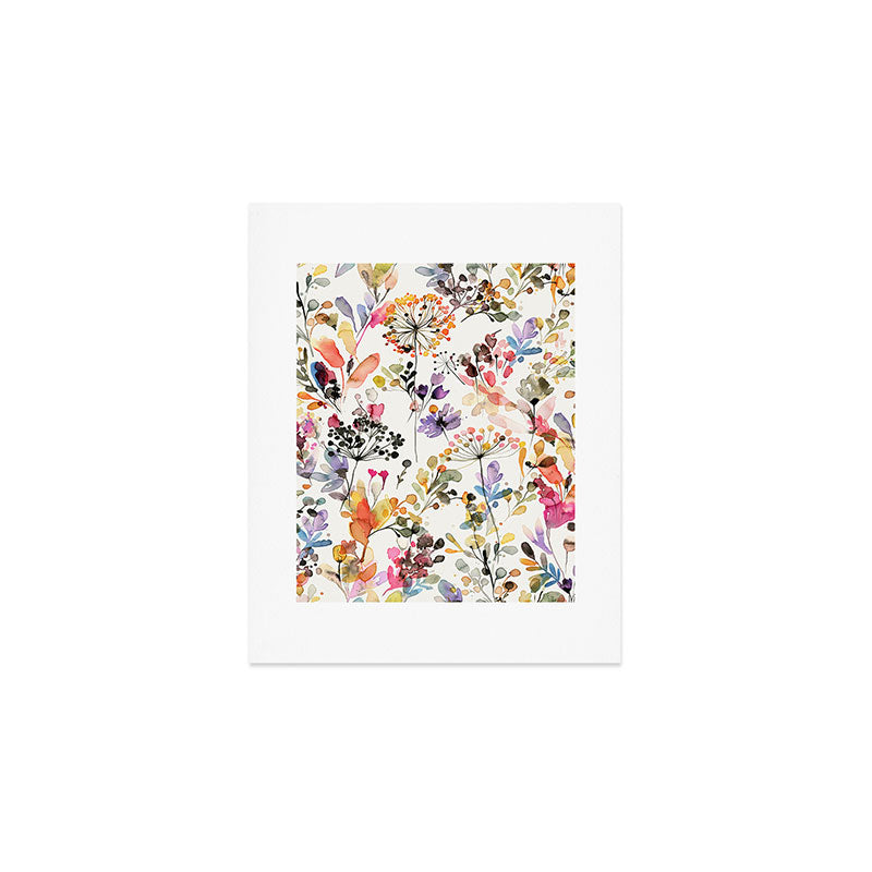 Watercolor Wild grasses watercolor Art Print Gallery Image 1