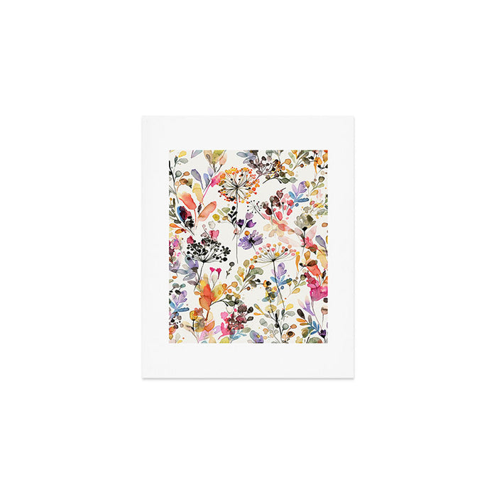 Watercolor Wild grasses watercolor Art Print Gallery Image 1