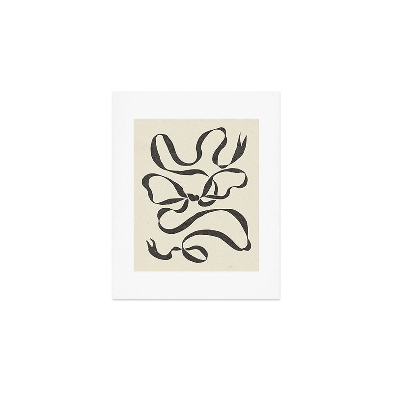 Bow ribbon 02 Art Print Gallery Image 1