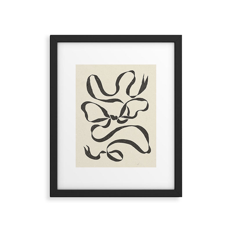 Bow ribbon 02 Framed Art Print Gallery Image 5