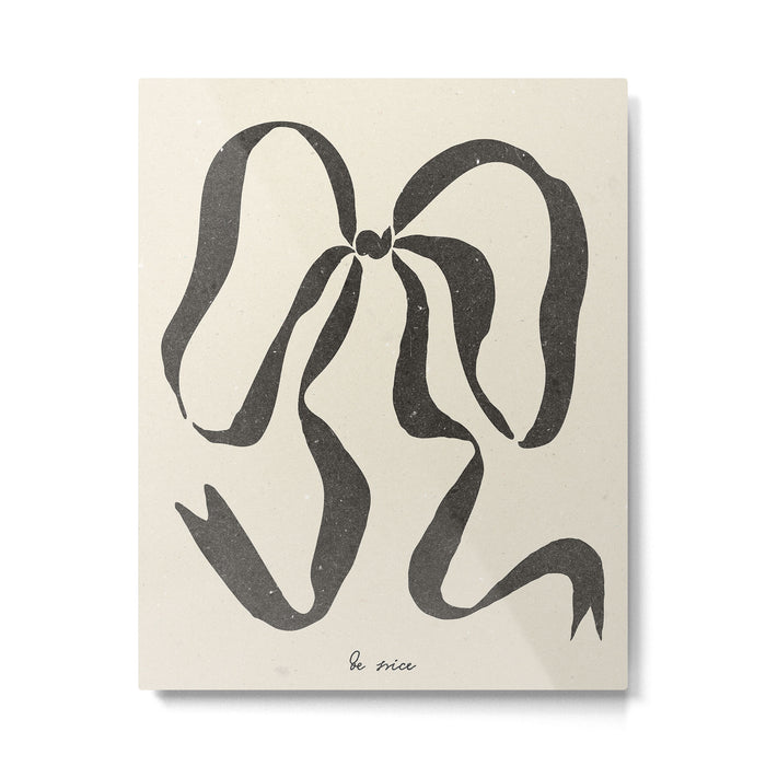 Bow ribbon 03   Metal Print Gallery Image 1