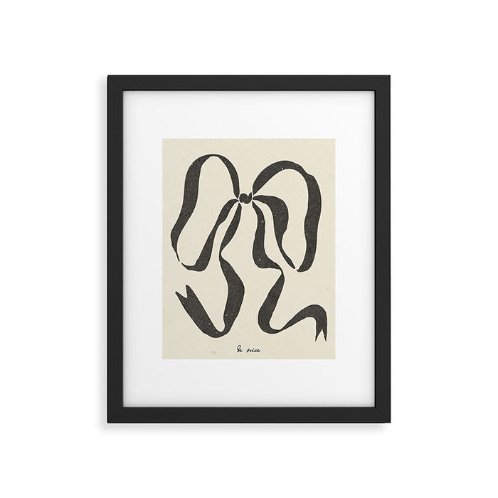Bow ribbon 03   Framed Art Print Gallery Image 1