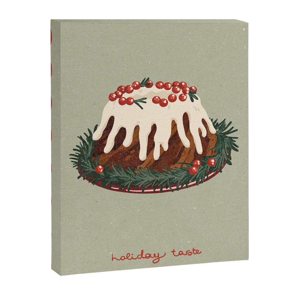 Christmas cake. Holiday Taste Canvas Print Gallery Image 6