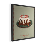 Christmas cake. Holiday Taste Framed Canvas Print Gallery Image 2