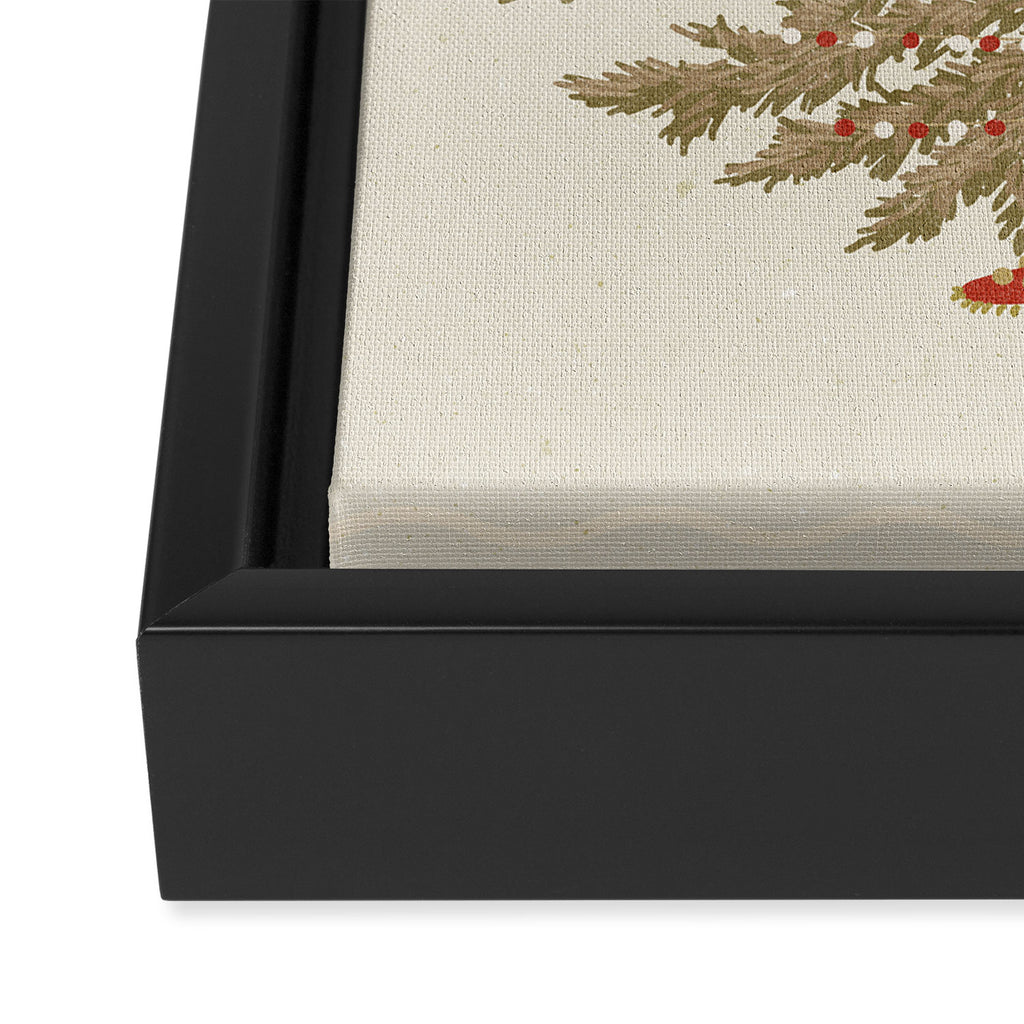 Christmas tree 02 Framed Canvas Print Gallery Image 3
