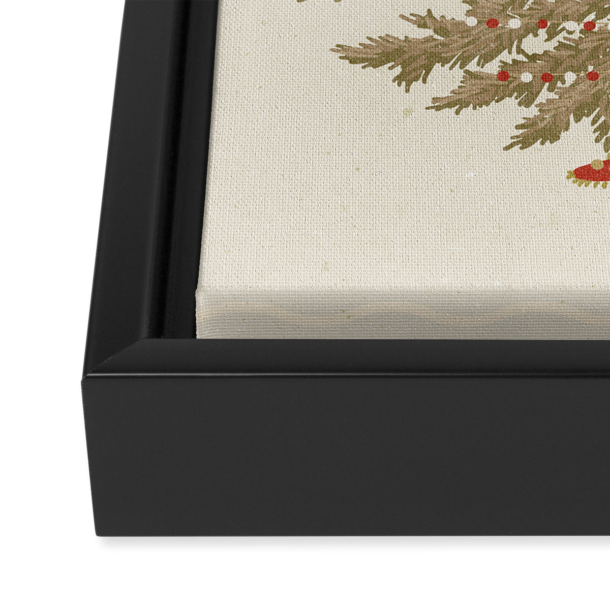 Christmas tree 02 Framed Canvas Print Gallery Image 3